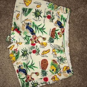 J Crew Hawaiian Shorts